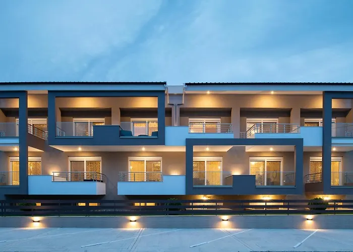 Sithonia Suites Luxury 2 Beds Studio, Semi-Ground Floor, No Balcony